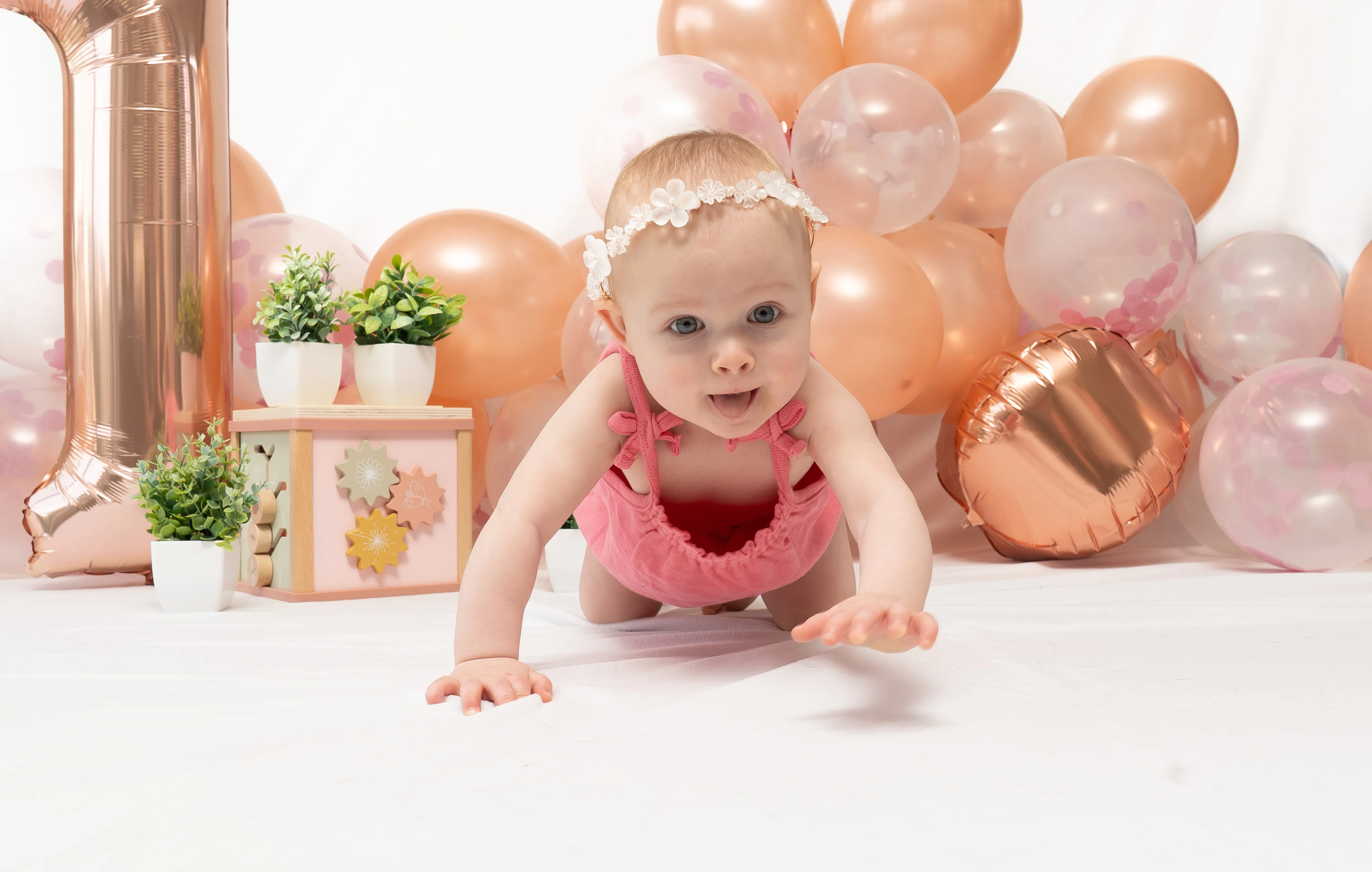 Cake smash fotoshoot door Kim & Louis